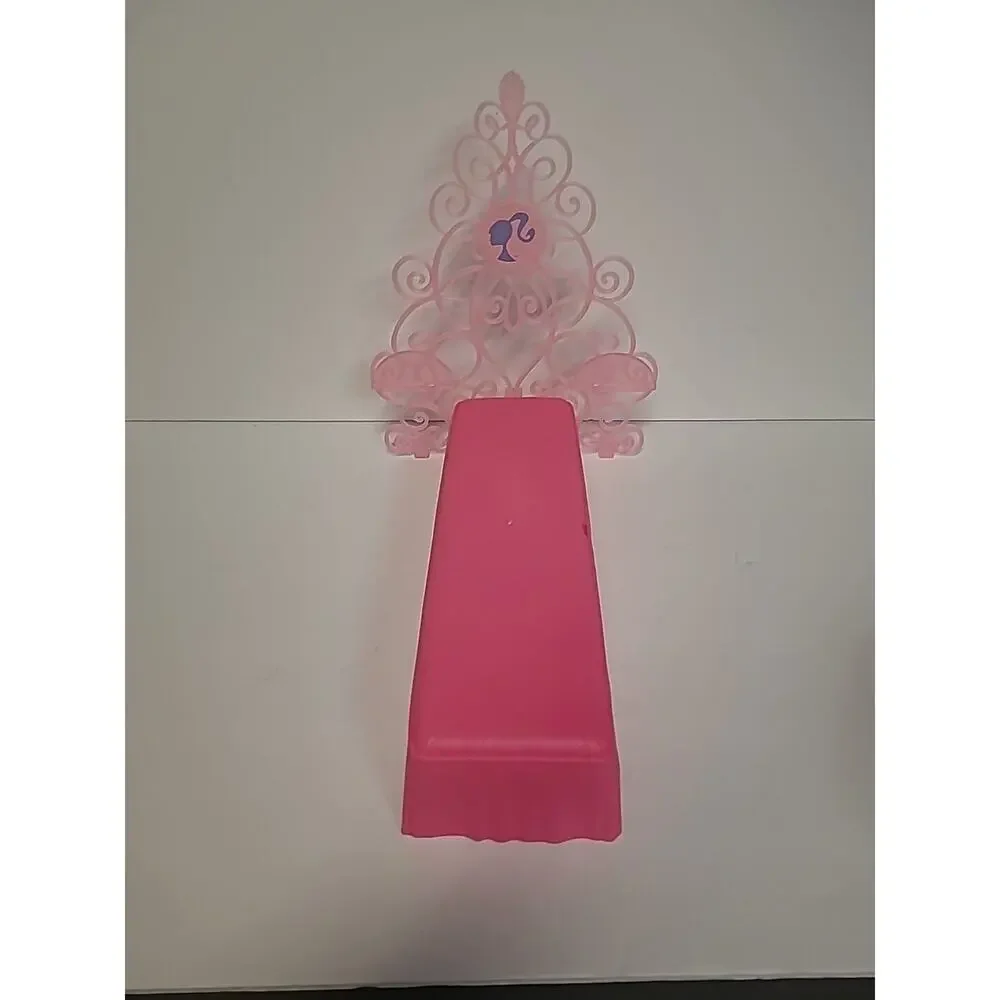 BARBIE DREAM BEDROOM BED AND HEADBOARD MATTEL 2008 PINK